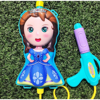 儿童背包水玩具抽拉式大容量男孩宝宝夏季水抢小孩喷呲水戏水苏菲娅水枪