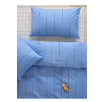 汉司家纺 HANSI-22 220*240cm 纯棉四件套 (计价单位:套)蓝色