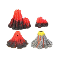 机氧气棒打氧泵造氧器鱼缸小型火山造景增氧冒泡装饰创意