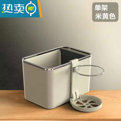 敬平车载扶手箱多功能纸巾盒挂式遮阳板储物收纳抽纸套汽车用创意专用 扶手箱纸巾盒[米色]单杯架-可拆卸