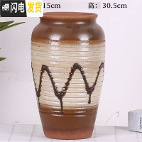 三维工匠多肉花盆透气粗陶罐多肉植物紫砂陶瓷老桩法师特大号盆器 福寿盆黄挤釉2 特大花盆容器