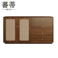 蕃蒂收纳柜二门四抽台