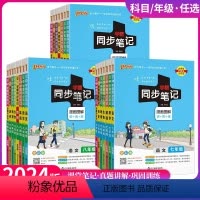 学霸笔记[语文] 七年级/初中一年级 [正版]2024版绿卡初中学霸同步笔记七年级八年级九年级全一册生物化学历史道德与法