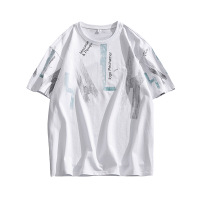 男装夏季新款短袖T恤韩版ins纯棉男士宽松打底衫半袖体恤潮牌衣服