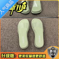 SUNTEK2023年夏季新款露趾坡跟高跟鞋女一字带凉鞋绝美厚底拖鞋