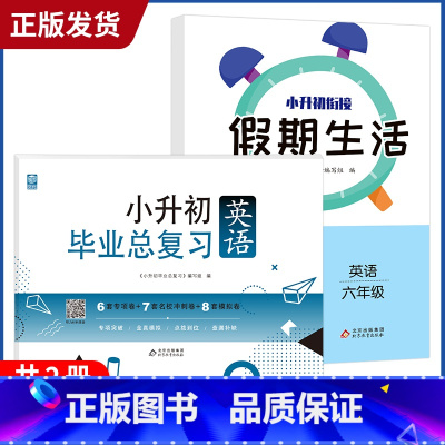 小升初+假期作业[英语] 小学升初中 [正版]2023小升初系统总复习真题卷必刷题人教版复习资料模拟试卷小学毕业总复习冲