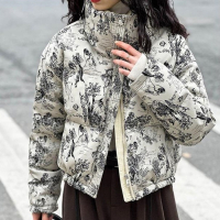 2025年新款棉服女冬季短款加厚国风棉衣潮流外套宽松休闲时尚棉衣