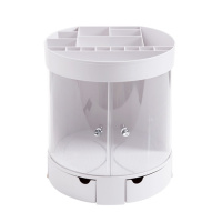 桌面大容量化妆品置物架塑料梳妆台收纳盒桌上护肤品收纳架