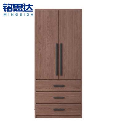 铭思达衣柜胡桃色80cm台