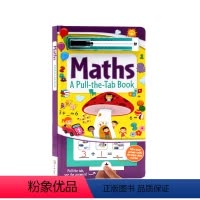 [正版]进口英文原版 A Pull-the-Tab Book Math 儿童启蒙纸板书 数学学习绘本 带擦擦笔 可重复
