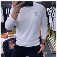 欧洲站秋季男士卫衣长袖潮流时尚简约烫钻打底衫衣服男圆领潮ins