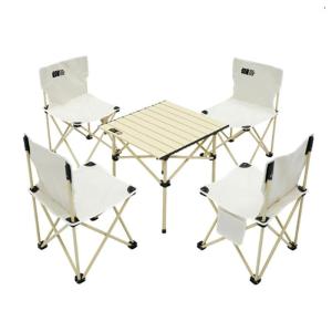 探险者(TANXIANZHE) 户外露营桌椅套装 折叠桌椅套装 TXZ-0520 方桌+4椅
