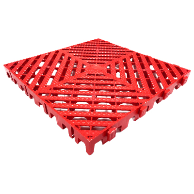 臻远 ZY3121317地格栅塑料拼接地板垫网格垫板 红色