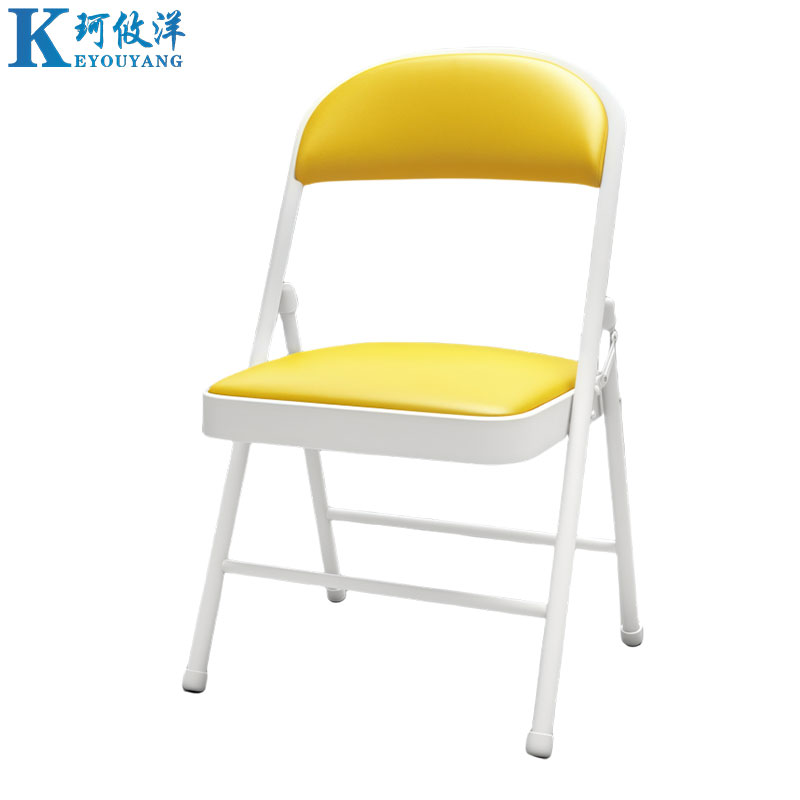 珂攸洋折叠椅白腿黄面450*460*790mm把