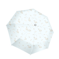 BR 小清新雨伞女晴雨两用可爱便携太阳伞防晒全自动遮阳伞 把