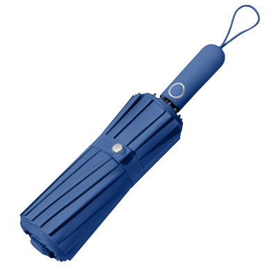 全自动 钢骨玻纤 加厚黑胶伞布 配色橡胶漆手柄YF-Z2023004晴雨两用伞