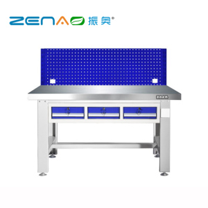 振奥 重型304不锈钢工作台桌 1800*750*800平三抽单挂