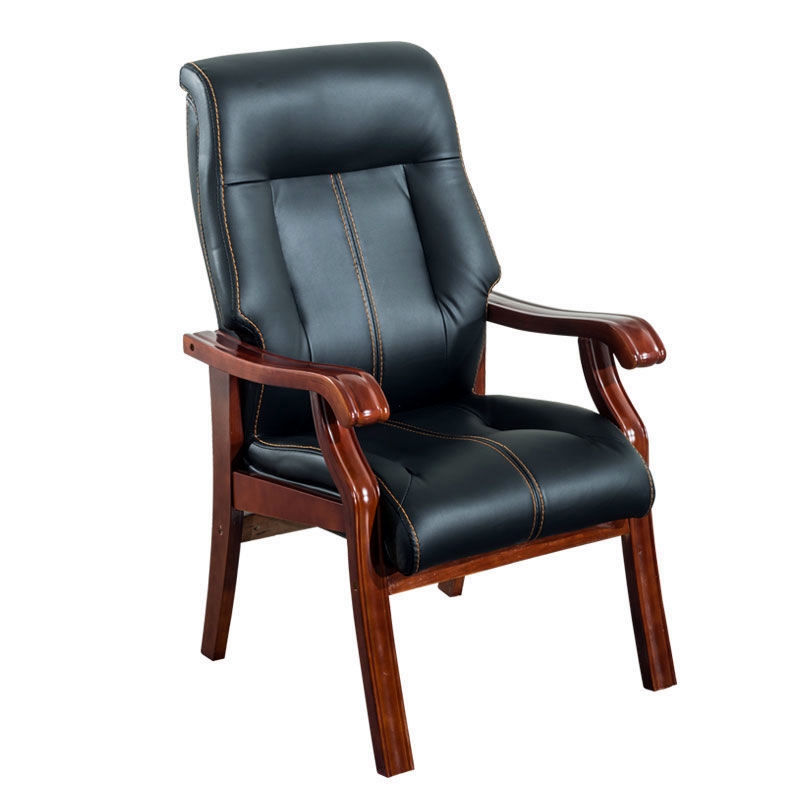 戴劲 班台椅电脑椅办公椅会议椅麻将椅棋牌椅高背老板椅 8662木脚