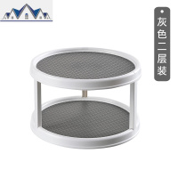 厨房置物架佐料瓶罐多层旋转式橱柜360度多功能调味料免打孔收纳 三维工匠