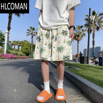 HLCOMAN夏威夷沙滩度假速干短裤男款夏季薄款凉感透气可下水大码四五分裤