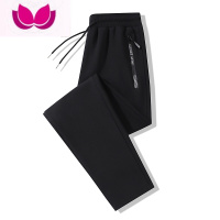 七斓男装休闲裤宽松直筒运动裤男款加厚长裤子百搭卫裤