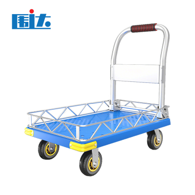围达 带护栏平板车 WD50-6寸烽火轮 个