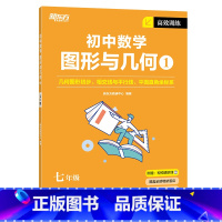 高效训练初中数学 图形与几何1 七年级/初中一年级 [正版]2023版初中英语词汇词根+联想记忆法 乱序便携版 绿宝书
