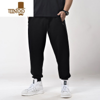 YANXU装加肥加大码长裤胖子肥仔高中学生松紧腰200斤男土运动裤子