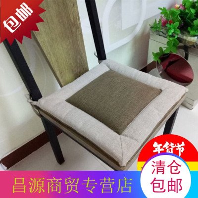 椅垫坐垫学生办公室电脑椅透气板凳子垫布艺四季榻榻米椅子垫加厚