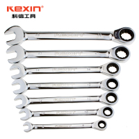 科信(kexin)全抛光棘轮两用扳手 开口梅花快速扳手 13mm KX330 1把
