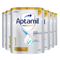 有效期到26年9月-6罐装 | Aptamil 澳洲爱他美 白金版(土豪金)1段婴幼儿配方奶粉(0-6个月) 900g