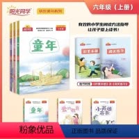 [快乐读书]六年级上册 语文全国版 小学六年级 [正版]阳光同学快乐读书吧六年级上册全套3册童年小英雄雨来爱的教育小学生