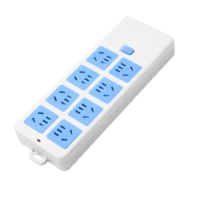 杰储 GS-207 5米 8插位 接线板 (计价单位:个) 蓝白色