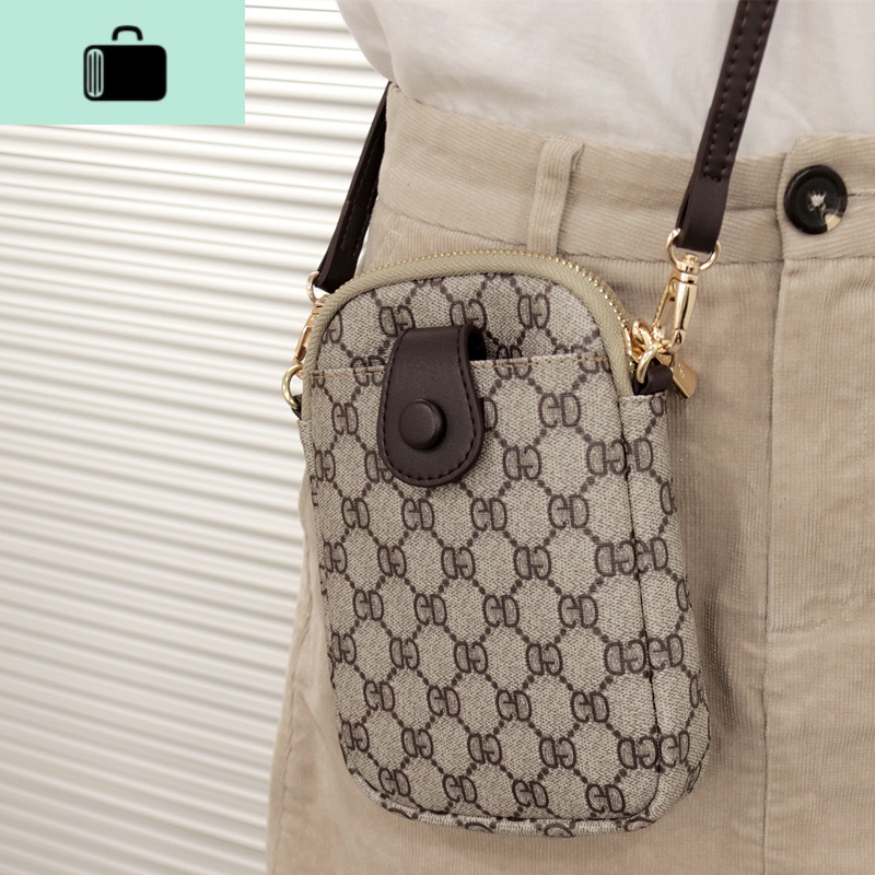 手机包斜挎包小包2020夏季新款包包百搭时尚零钱包单肩包女包竖款NEW LAKE女斜挎包