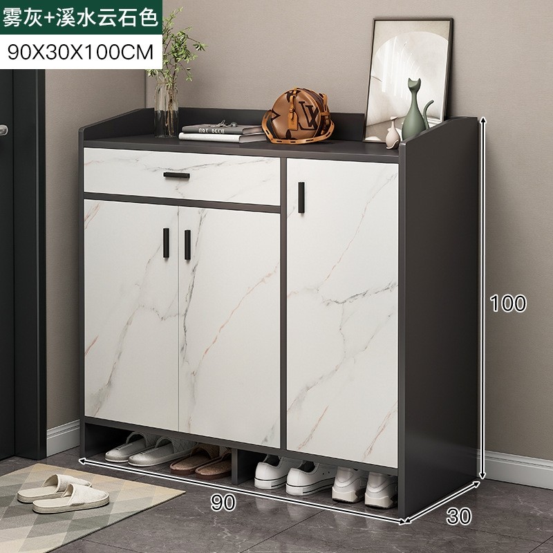 简易鞋柜家用门口楼道外出租屋用入户门收纳经济型防尘鞋架小户型