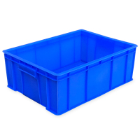 易企采 长475*宽350*高170MM仓库周转箱塑料储物筐物料盒五金工具整理收纳箱