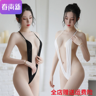 隆京啸女睡裙性感女士比基尼连体泳衣夜店三点式情趣内衣制服诱惑睡衣火