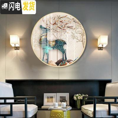 三维工匠5d钻石画2020年新款满钻客厅小幅圆形十字绣自己手 [满钻全贴]60*60cm[免费补钻/配套金属框联系客服]