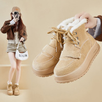 加绒高帮雪地靴女冬季新款学生ins韩版保暖休闲厚底增高_3_337