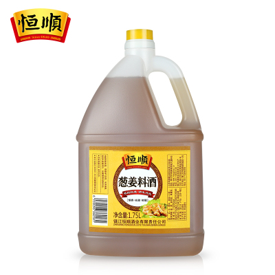 恒顺 葱姜料酒 1.75L*2 酒精度:≥12.00% vol 无防腐剂 去腥增香提鲜