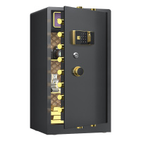 鑫星奈 XXN4060671 全钢实心保险柜办公防盗保险箱 高150cm黑色指纹款