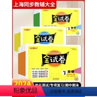 9年级全一册 语文数学英语物理化学 [5本] 上海 小学通用 [正版]2024金试卷上海一二年级下册语文英语小学三年级四