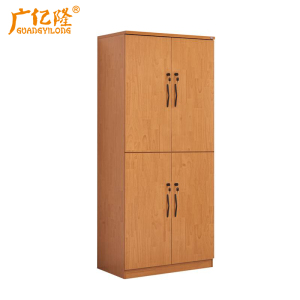 广亿隆衣物柜宿舍衣柜储物柜定制实木四门