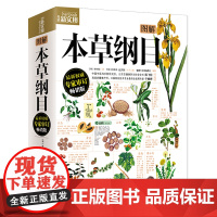 图解本草纲目 彩图版 李时珍正版养生书籍 儿童版白话文漫画古籍无障碍阅读原版白话文版中药草书 传统文化中医经典大全