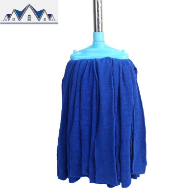 宽头超细纤维拖把棉线普通家用毛巾墩布老式不锈钢杆吸水布条 三维工匠