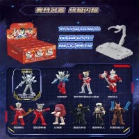布鲁可奥特曼积木人盲盒拼装玩具儿童布鲁克群星版第9弹人偶男孩 群星版第8弹-终极闪耀端盒