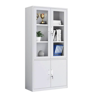 套色中二斗文件柜资料柜 (材质:0.8mm冷轧钢板) 1850*850*390mm