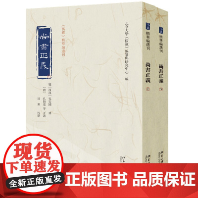 尚书正义 全二册 儒藏 精华编选刊 孔颖达 撰 周粟 北京大学出版社 9787301361375