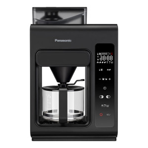 松下(Panasonic)黑魔方咖啡机美式全自动研磨一体家用豆粉两用智能保温 NC-A703