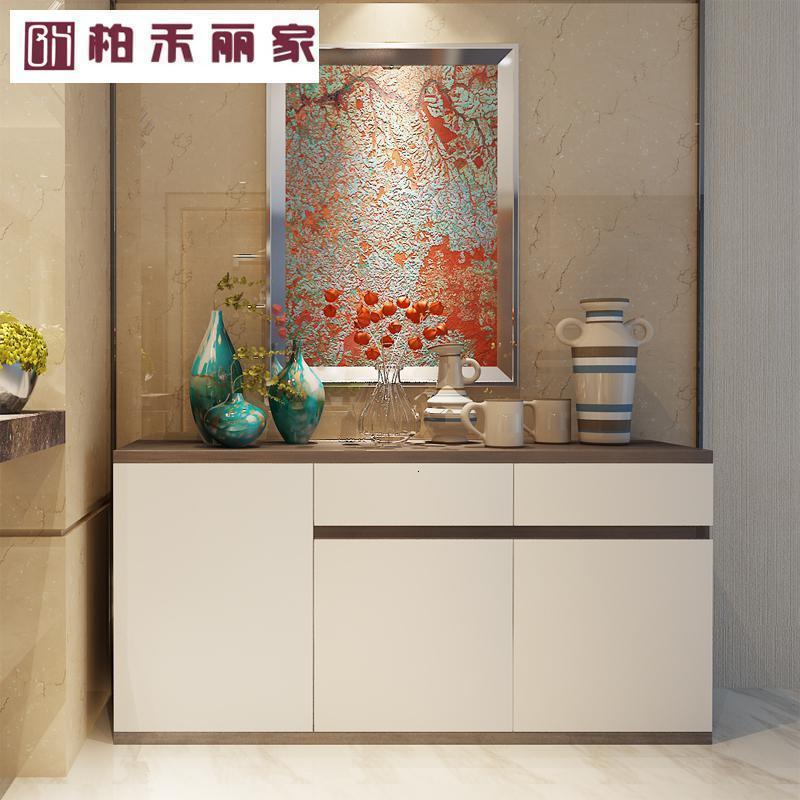 森美人餐边柜现代简约餐厅储物柜茶水柜北欧多功能餐厅备餐柜边柜玄关柜